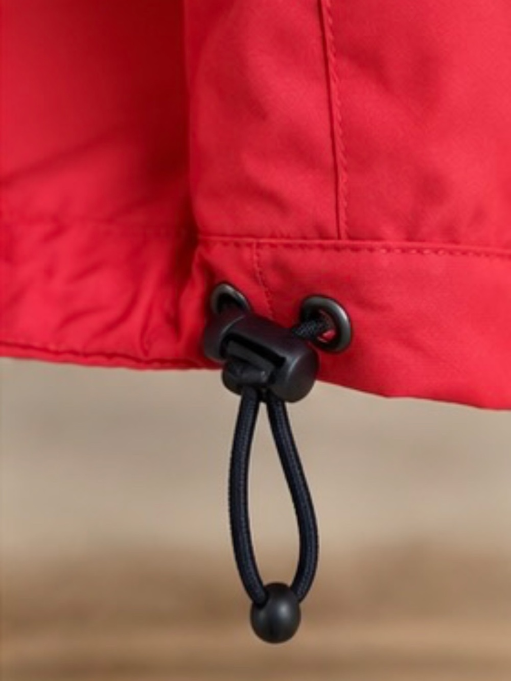 Columbia Staydry Waterproof Rain Jacket XL Altered Sleeves Red Pit Zips - Picture 7 of 12